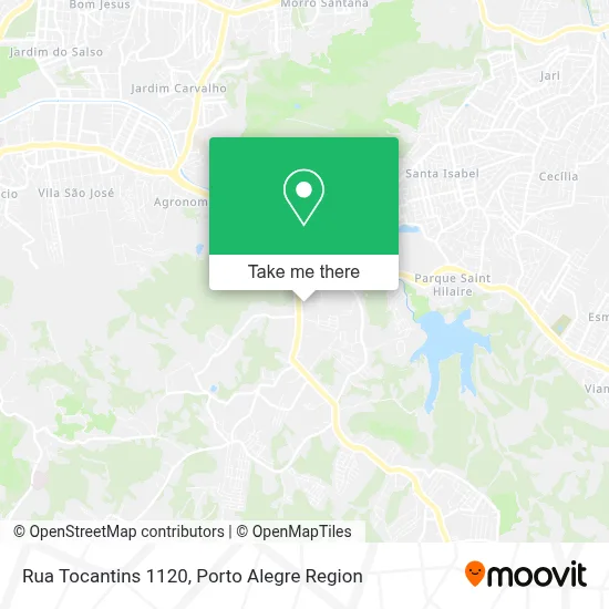 Rua Tocantins 1120 map