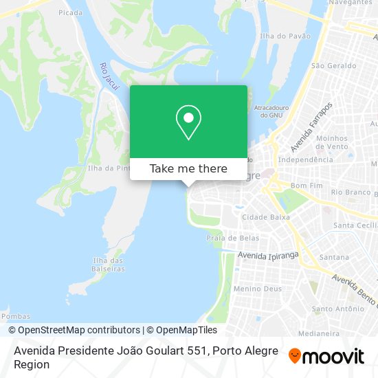 Avenida Presidente João Goulart 551 map
