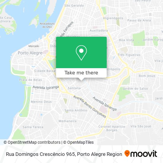 Mapa Rua Domingos Crescêncio 965