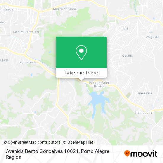 Avenida Bento Gonçalves 10021 map