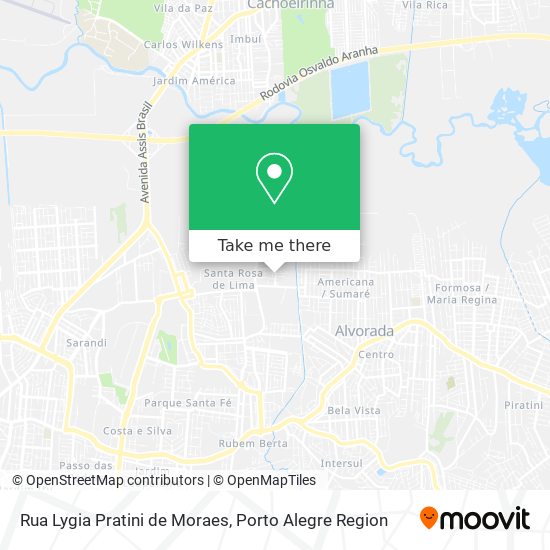 Rua Lygia Pratini de Moraes map