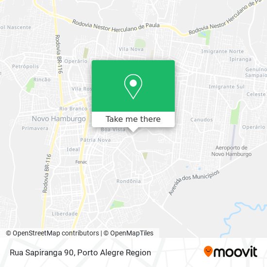 Rua Sapiranga 90 map