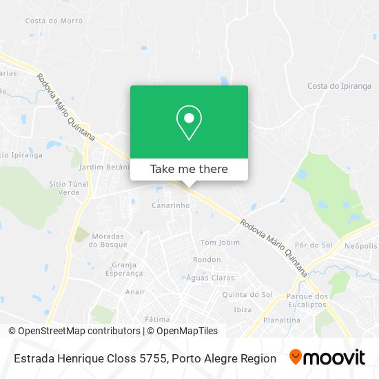 Estrada Henrique Closs 5755 map