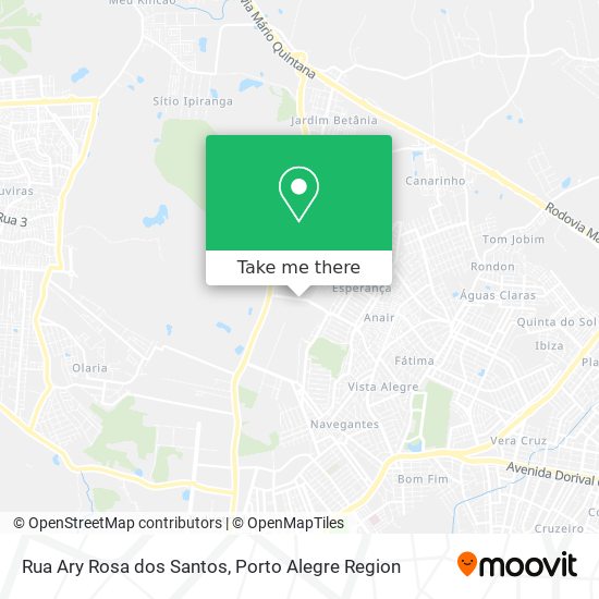 Rua Ary Rosa dos Santos map