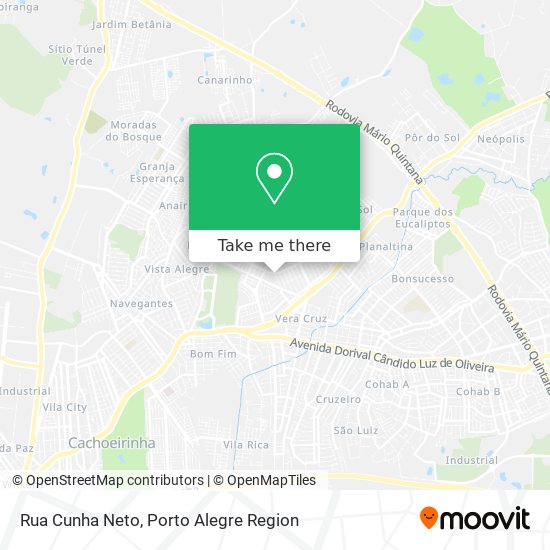 Rua Cunha Neto map