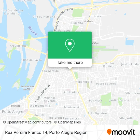 Rua Pereira Franco 14 map