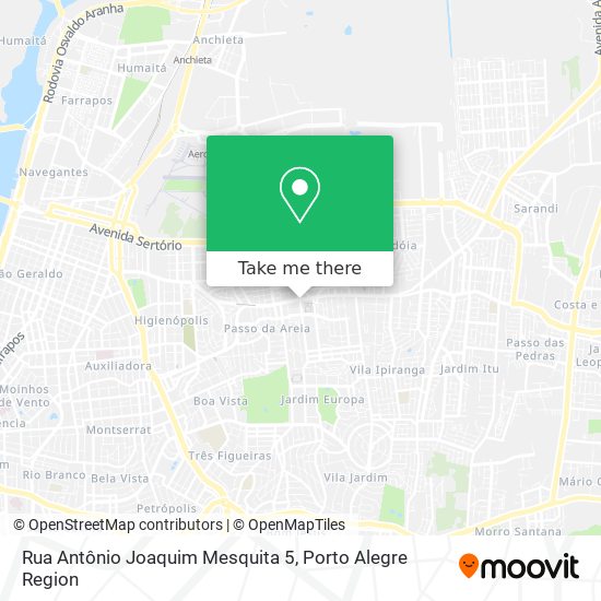 Mapa Rua Antônio Joaquim Mesquita 5