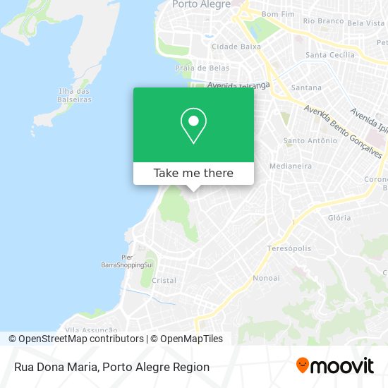 Mapa Rua Dona Maria