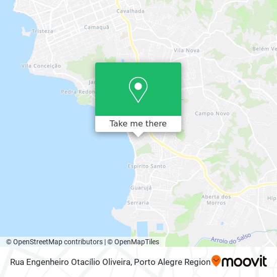 Mapa Rua Engenheiro Otacílio Oliveira