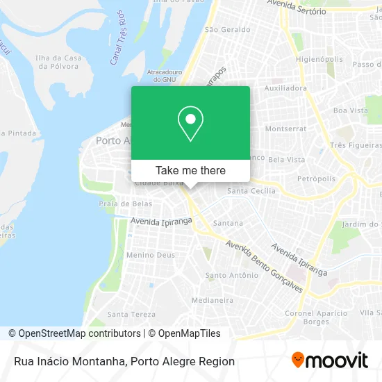 Rua Inácio Montanha map