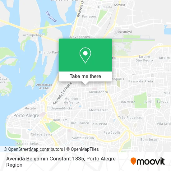 Avenida Benjamin Constant 1835 map