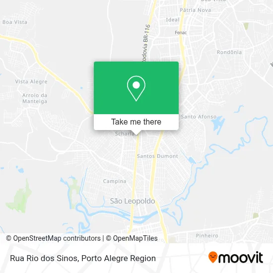 Rua Rio dos Sinos map