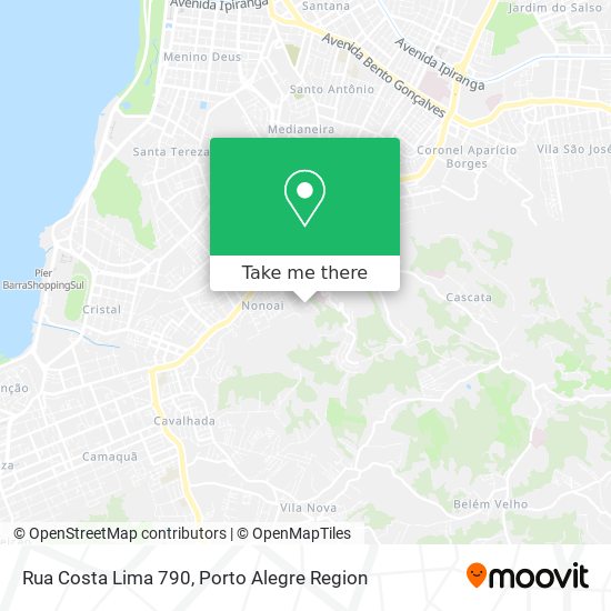 Mapa Rua Costa Lima 790