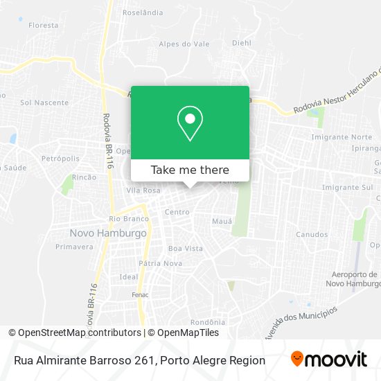 Mapa Rua Almirante Barroso 261