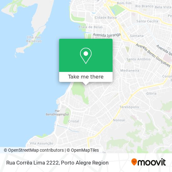 Mapa Rua Corrêa Lima 2222