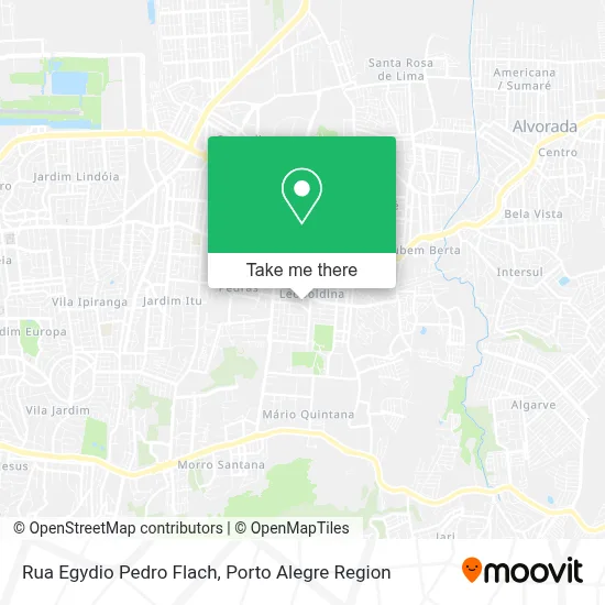 Rua Egydio Pedro Flach map