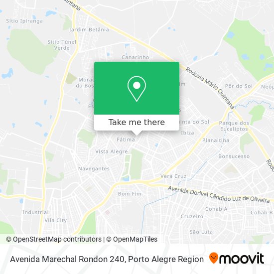 Mapa Avenida Marechal Rondon 240