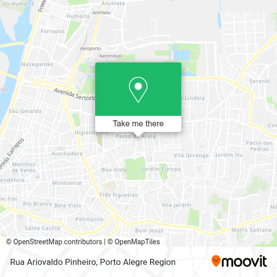 Rua Ariovaldo Pinheiro map