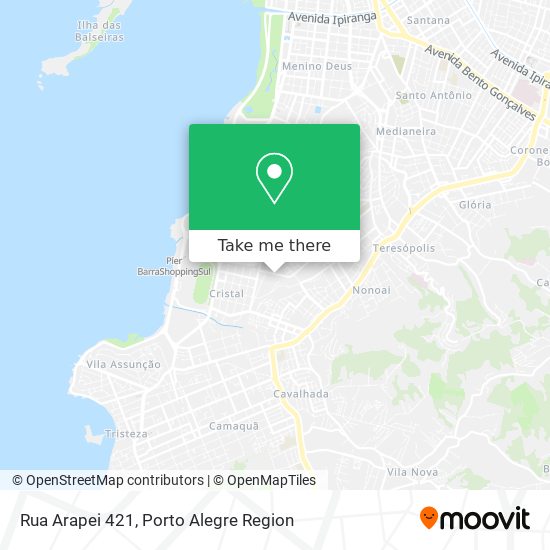 Mapa Rua Arapei 421