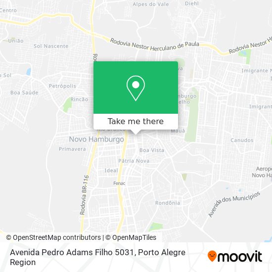 Mapa Avenida Pedro Adams Filho 5031
