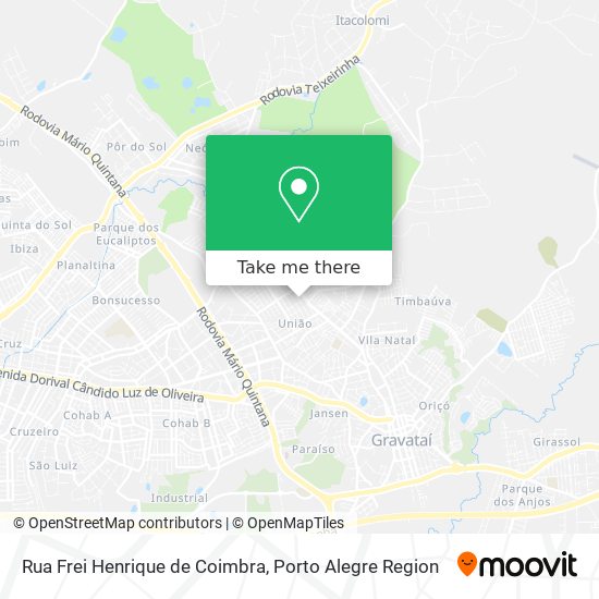 Rua Frei Henrique de Coimbra map