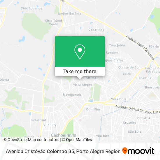 Avenida Cristóvão Colombo 35 map