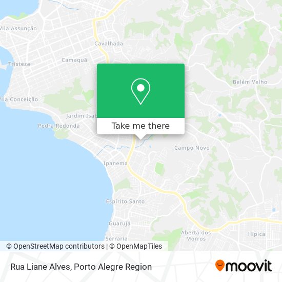 Mapa Rua Liane Alves