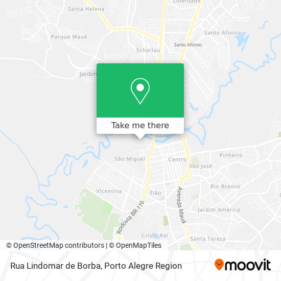Rua Lindomar de Borba map