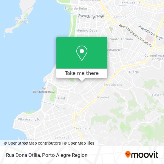 Rua Dona Otília map