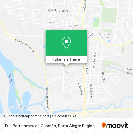 Rua Bartolomeu de Gusmão map