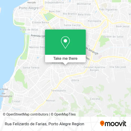 Rua Felizardo de Farias map