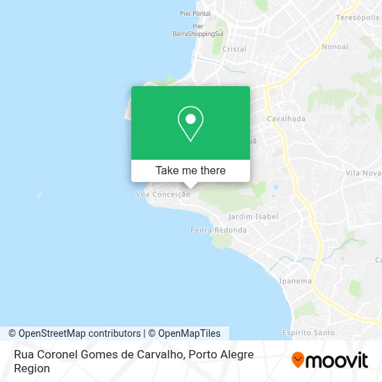 Rua Coronel Gomes de Carvalho map