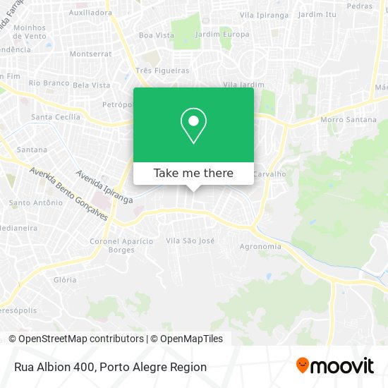 Mapa Rua Albion 400