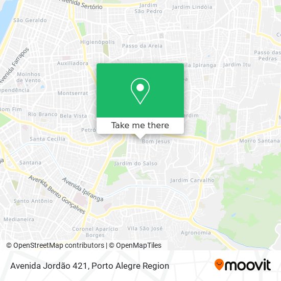 Avenida Jordão 421 map