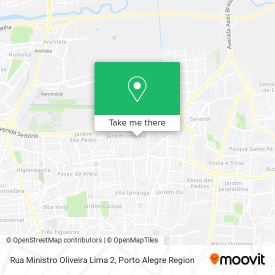 Rua Ministro Oliveira Lima 2 map
