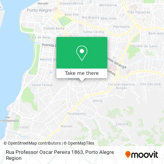 Rua Professor Oscar Pereira 1863 map