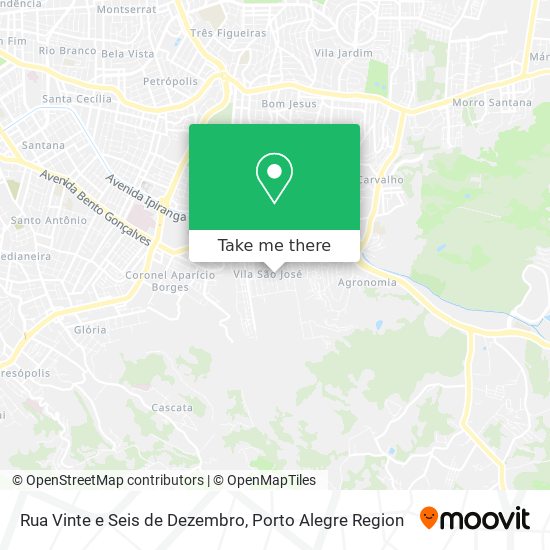 Rua Vinte e Seis de Dezembro map