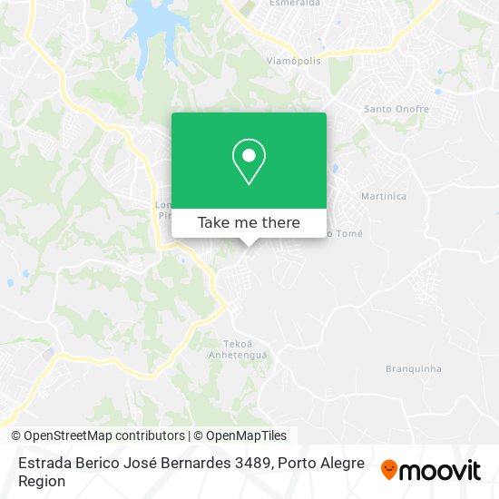 Estrada Berico José Bernardes 3489 map