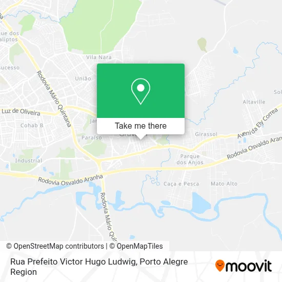 Rua Prefeito Victor Hugo Ludwig map