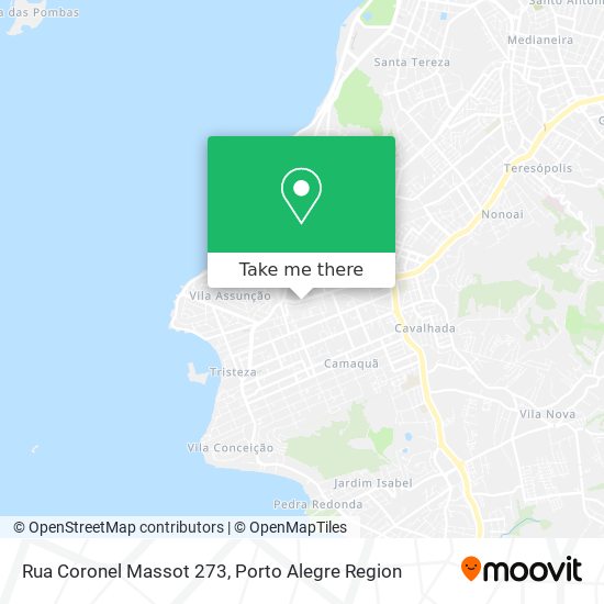 Mapa Rua Coronel Massot 273