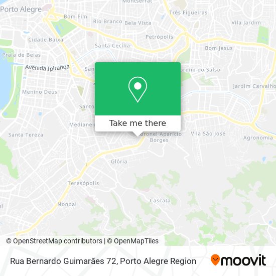 Rua Bernardo Guimarães 72 map