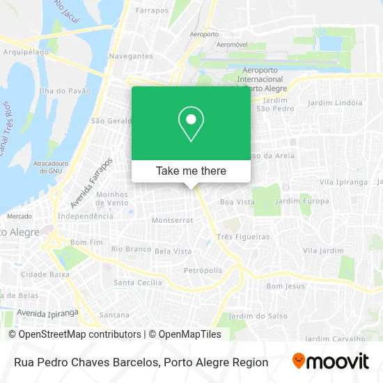 Rua Pedro Chaves Barcelos map