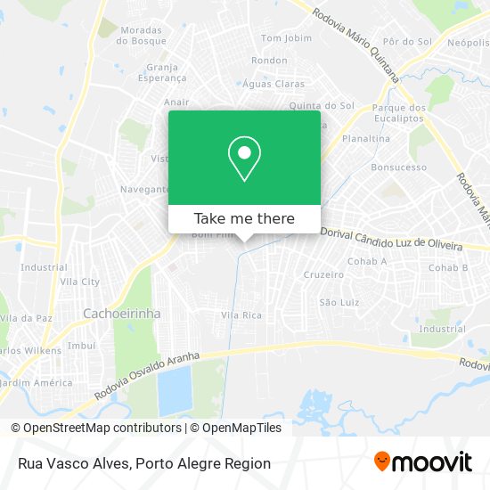 Rua Vasco Alves map