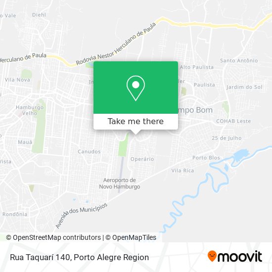 Rua Taquarí 140 map
