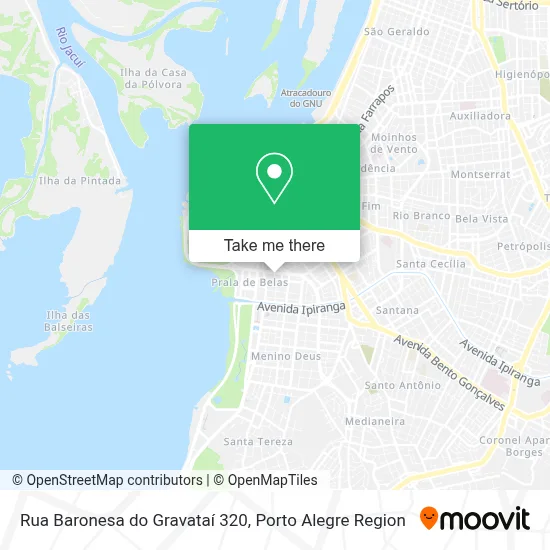Rua Baronesa do Gravataí 320 map