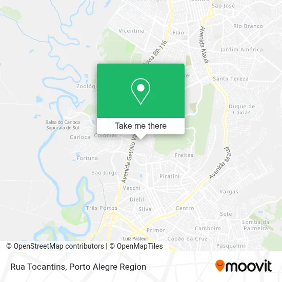 Rua Tocantins map