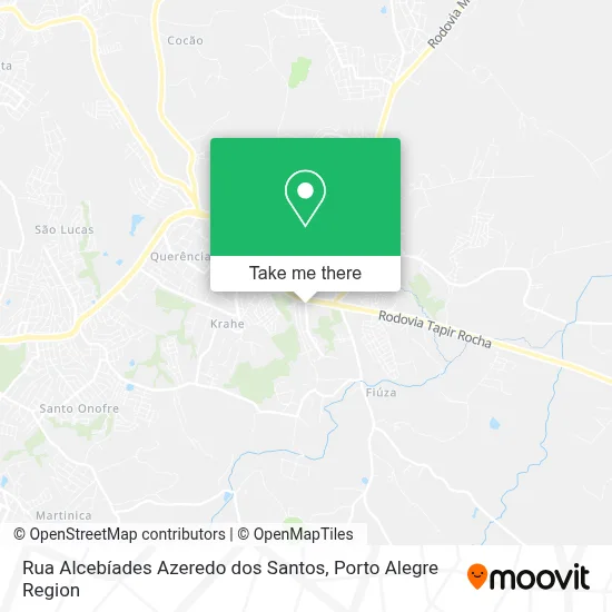 Rua Alcebíades Azeredo dos Santos map