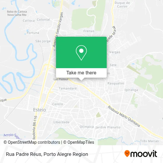 Rua Padre Réus map
