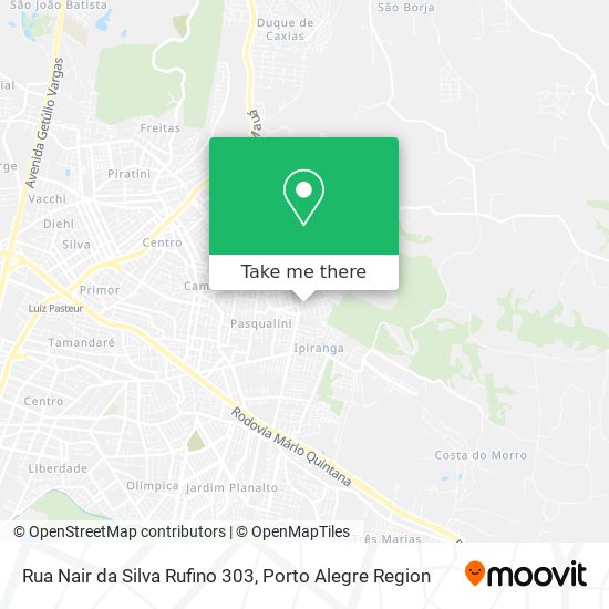Mapa Rua Nair da Silva Rufino 303