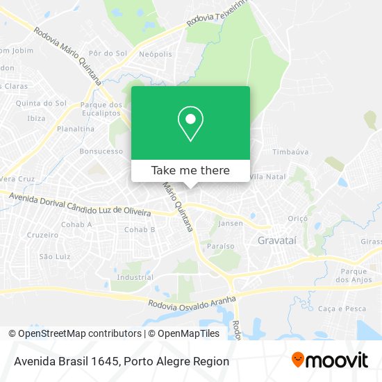 Mapa Avenida Brasil 1645